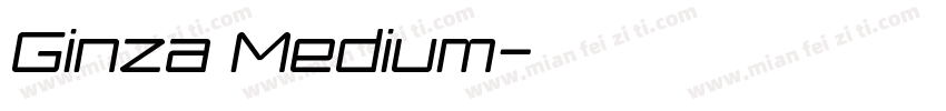 Ginza Medium字体转换